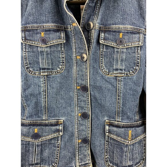 Jones New York Sport Stretch Denim Jacket S - Picture 3 of 6